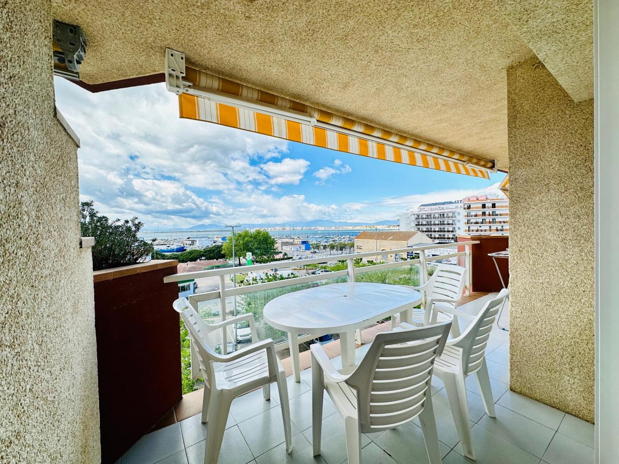 Roc Mar 3 3B - Apartamento Cerca Del Centro Y De La Playa - Terraza Con Vistas Al Mar Y Al Puerto Roses Ngoại thất bức ảnh