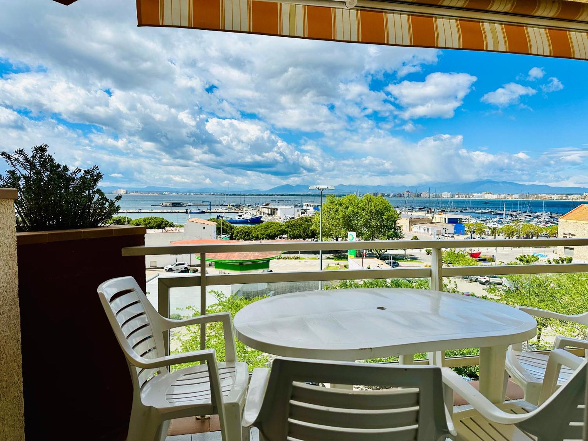 Roc Mar 3 3B - Apartamento Cerca Del Centro Y De La Playa - Terraza Con Vistas Al Mar Y Al Puerto Roses Ngoại thất bức ảnh